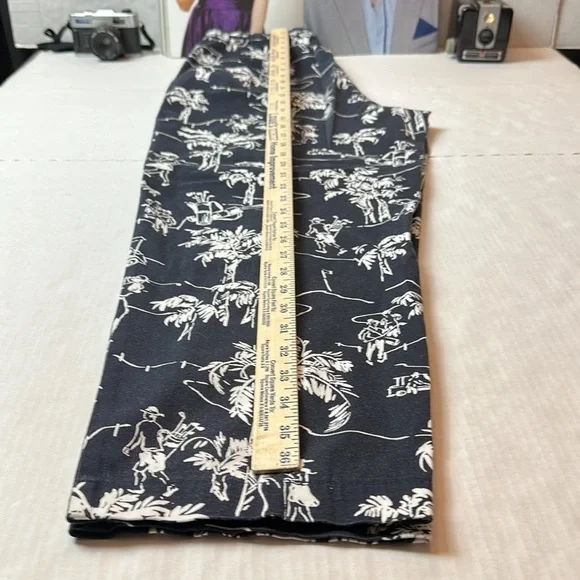 90s Talbots Palm Springs Pants 100% Cotton Resort Golf Coastal Grandmillennial - Picture 12 of 14